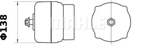 Mg 111 генератор 28v/55a MAHLE/KNECHT MG 111