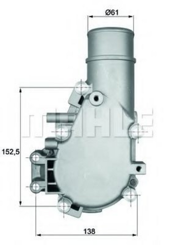 Термостат охлаждающей жидкости MAHLE/KNECHT TI13684