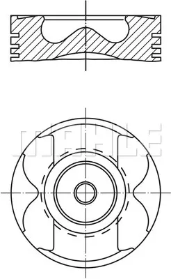 Поршень MAHLE/KNECHT 0045600
