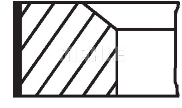 Комплект поршневых колец MAHLE/KNECHT 00928N0