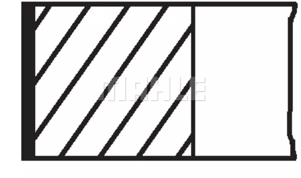 Комплект поршневых колец MAHLE/KNECHT 01363N0