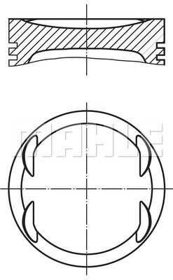 Поршень MAHLE/KNECHT 0157600