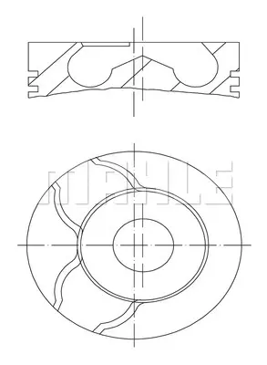Поршень MAHLE/KNECHT 0220100