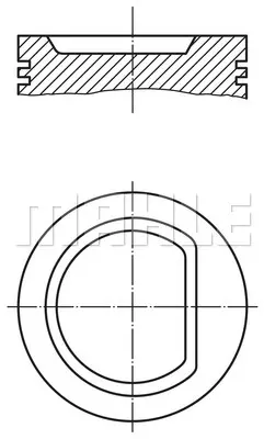 Поршень MAHLE/KNECHT 0303200