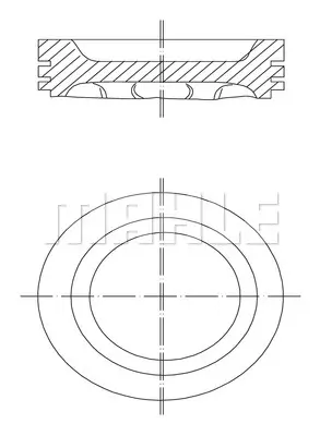 Поршень MAHLE/KNECHT 0303400