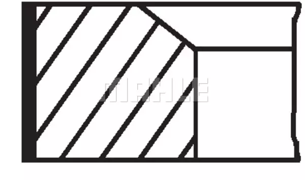 Комплект поршневых колец MAHLE/KNECHT 03301N0