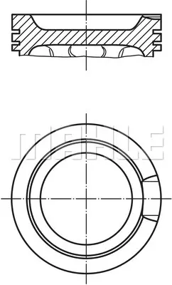 Поршень двс MAHLE/KNECHT 033 16 02