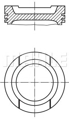 Поршень MAHLE/KNECHT 0332002