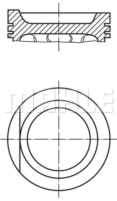 Поршень MAHLE/KNECHT 0349900