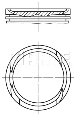 Поршень MAHLE/KNECHT 0630300