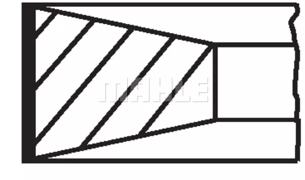 Комплект поршневых колец MAHLE/KNECHT 08330N2
