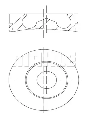 Поршень MAHLE/KNECHT 0999400