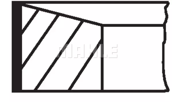 Комплект поршневых колец MAHLE/KNECHT 68102N0