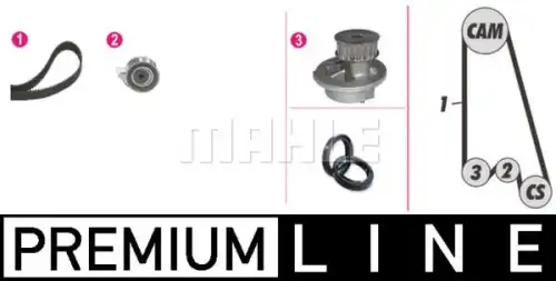 Комплект водяного насоса MAHLE/KNECHT CPK1000P
