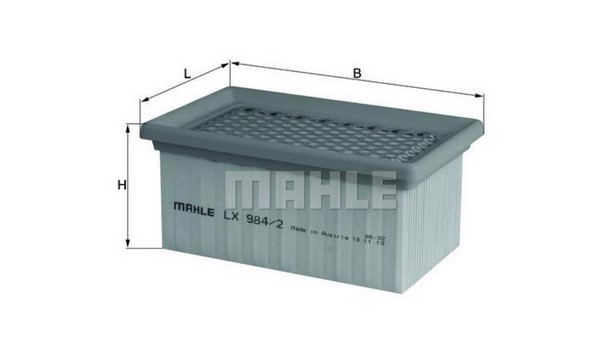 Фильтр воздушный MAHLE/KNECHT LX984/2