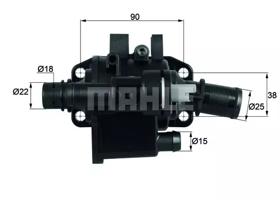 Термостат охлаждающей жидкости MAHLE/KNECHT TH4283
