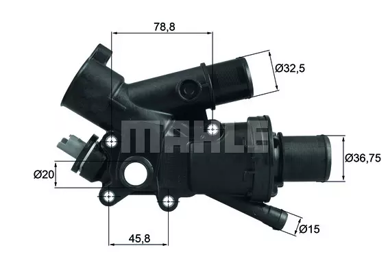 Термостат охлаждающей жидкости MAHLE/KNECHT TH4383
