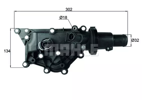 Термостат охлаждающей жидкости MAHLE/KNECHT TH5989