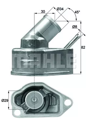 Термостат охлаждающей жидкости MAHLE/KNECHT TI1092