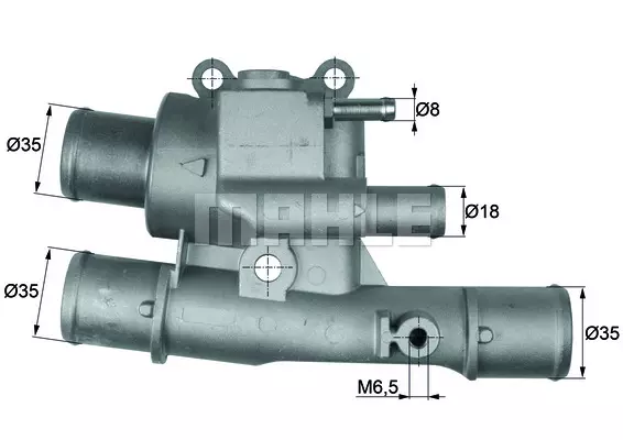 Термостат охлаждающей жидкости MAHLE/KNECHT TI12388