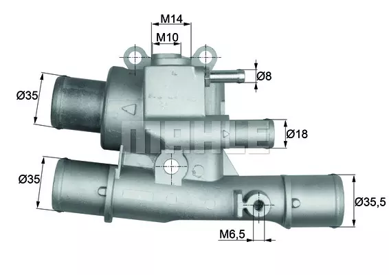 Термостат охлаждающей жидкости MAHLE/KNECHT TI12488