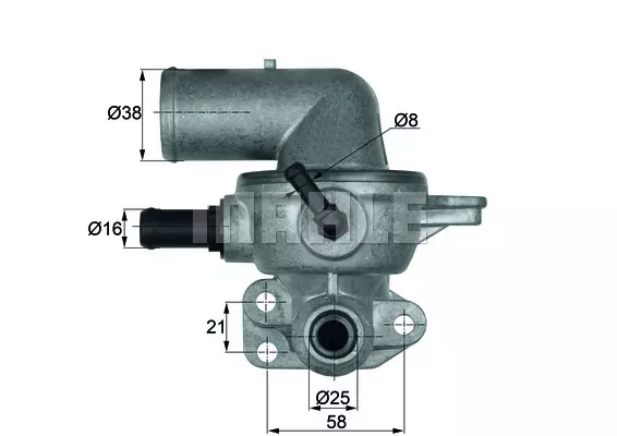 Термостат охлаждающей жидкости MAHLE/KNECHT TI13388D