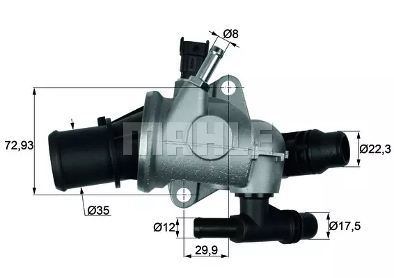 Термостат охлаждающей жидкости MAHLE/KNECHT TI15288