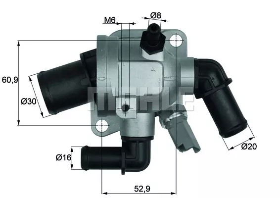 Термостат охлаждающей жидкости MAHLE/KNECHT TI17388