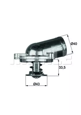 Термостат охлаждающей жидкости MAHLE/KNECHT TI2287