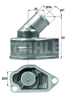 Термостат охлаждающей жидкости MAHLE/KNECHT TI987