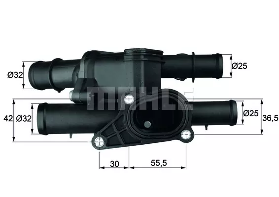 Термостат охлаждающей жидкости MAHLE/KNECHT TM2105