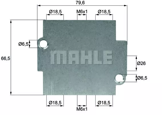 Термостат масляного охлаждения MAHLE/KNECHT TO1580