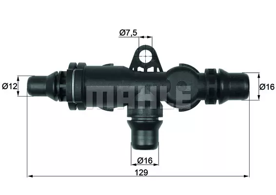 Термостат масляного охлаждения MAHLE/KNECHT TO482