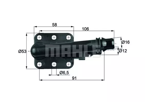 Термостат масляное охлаждение MAHLE/KNECHT TO582