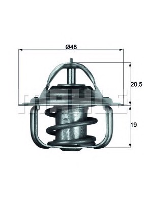 Термостат MAHLE/KNECHT TX 5 83D