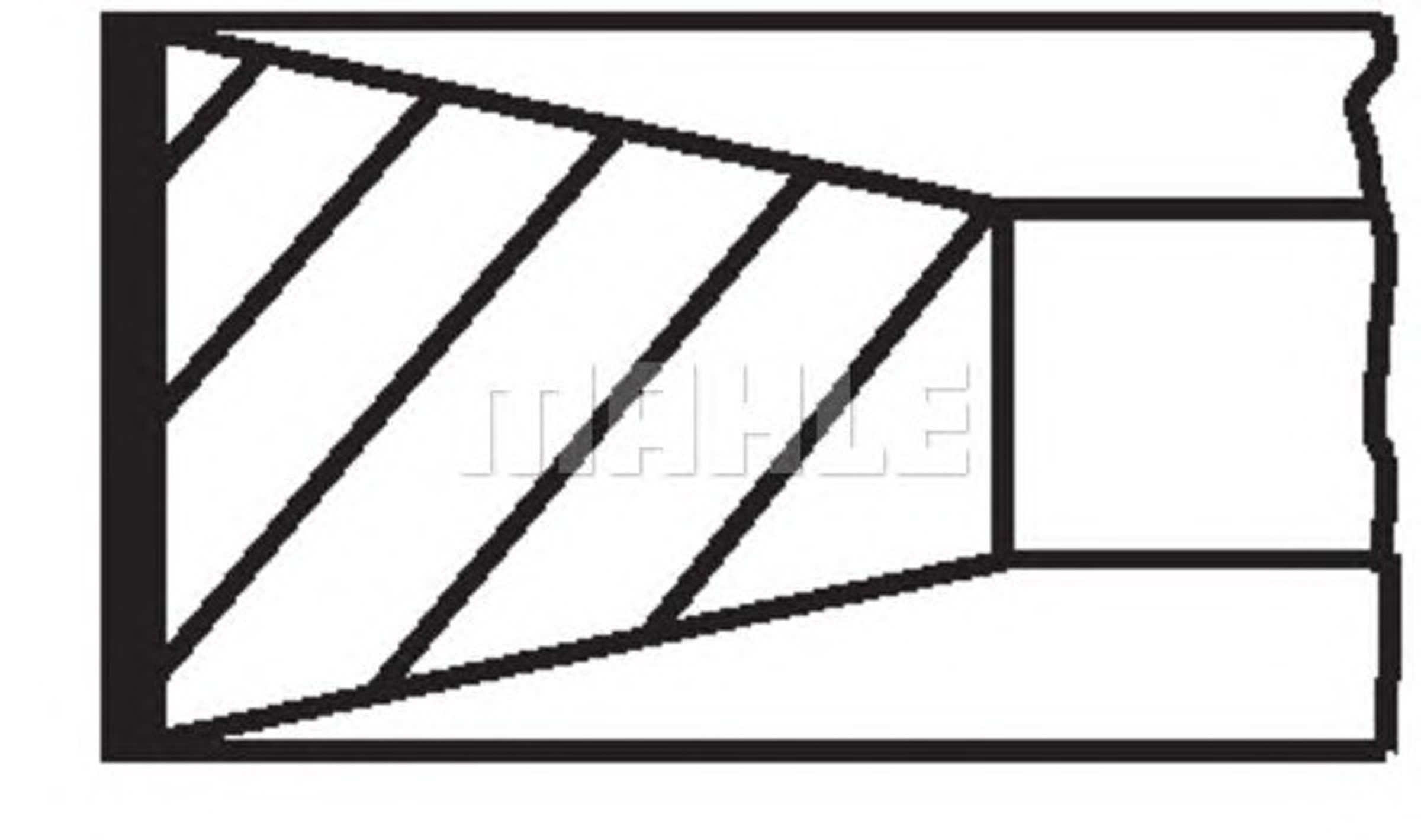 Кольца поршневые MAHLE/KNECHT 01472N0