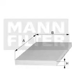 Салонный фильтр MANN-FILTER CUK 24 003