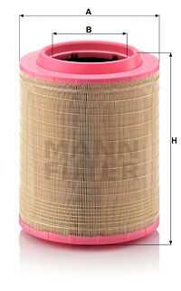 Фильтр воздушный MANN-FILTER C 33 1460/1