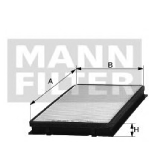 Воздушный фильтр салона mann (рамка) MANN-FILTER CU 3124-2
