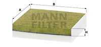 Воздушный фильтр салона mann (без рамки) MANN-FILTER FP 2043