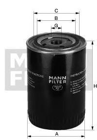 Масляный фильтр MANN-FILTER W962