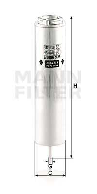 Топливный фильтр MANN-FILTER WK5005/1Z