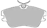 Колодки тормозные дисковые MAPCO 6414