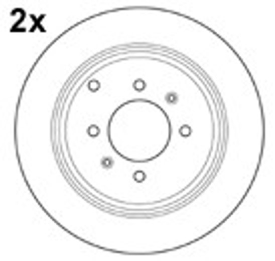 Диск тормозной MAPCO 15326/2