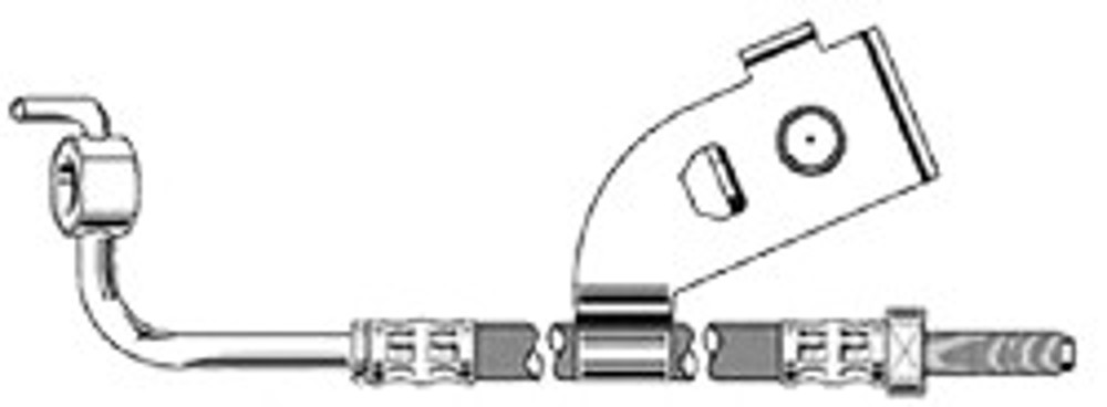 Шланг тормозной MAPCO 3978