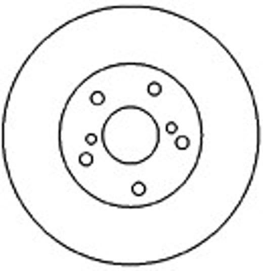 Диск тормозной MAPCO 45550