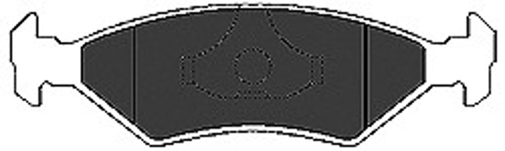 Колодки тормозные дисковые MAPCO 6159