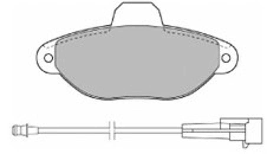 Колодки тормозные дисковые MAPCO 6375
