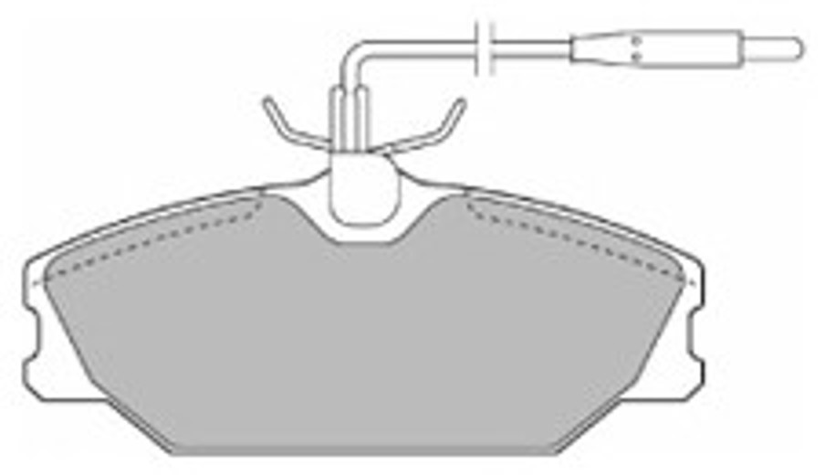 Колодки тормозные дисковые MAPCO 6389
