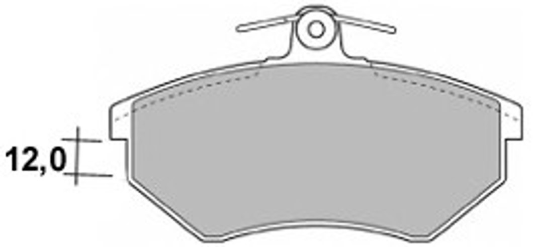 Колодки тормозные дисковые MAPCO 6390/1
